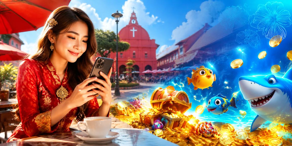 Permainan memancing digital dari Melaka dengan antaramuka mudah alih Malaysia